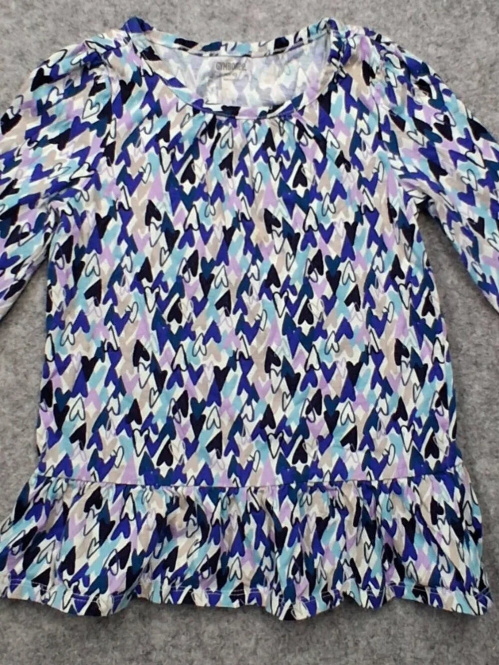 Gymboree girls top size 5 multicolored  good condition
